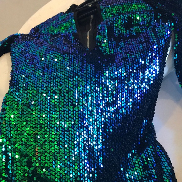 Multi Color sequins Dress - Picture 7 of 8